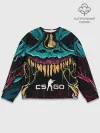 Мужской свитшот базовый / CS GO hyper beast skin