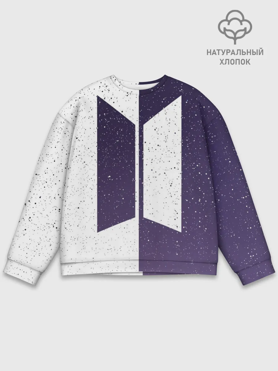 Мужской свитшот базовый / BTS STARS