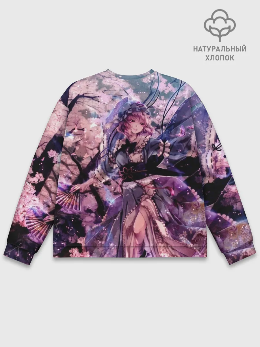 Мужской свитшот базовый / Anime Girl tree