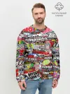Мужской свитшот базовый / Cars Stickerbombing