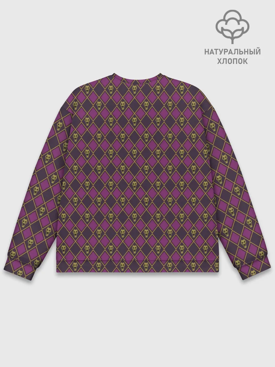 Мужской свитшот базовый / KILLER QUEEN бордовый паттерн