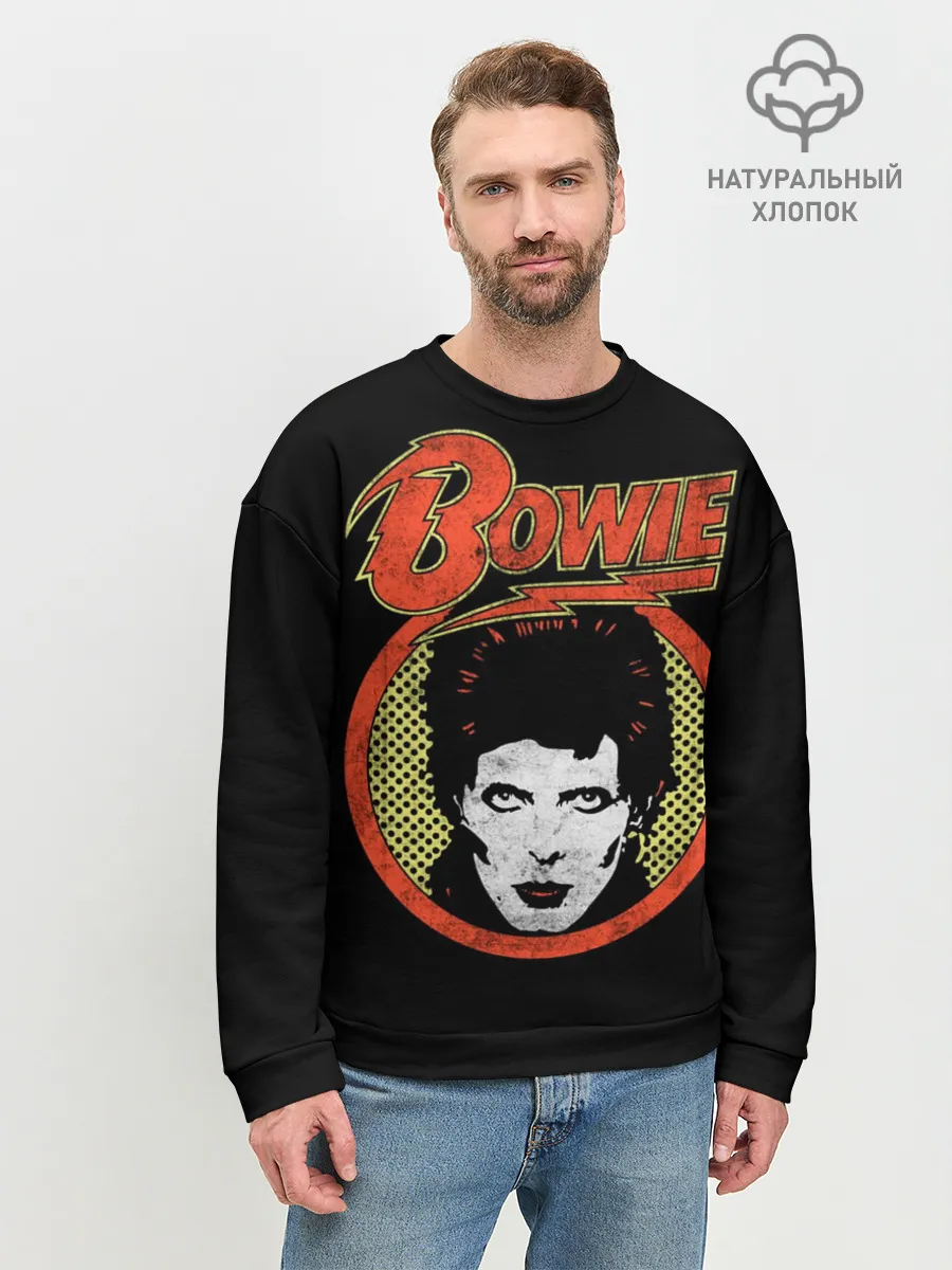 Мужской свитшот базовый / Дэвид Боуи