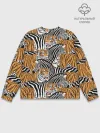 Мужской свитшот базовый / Тигры и зебры