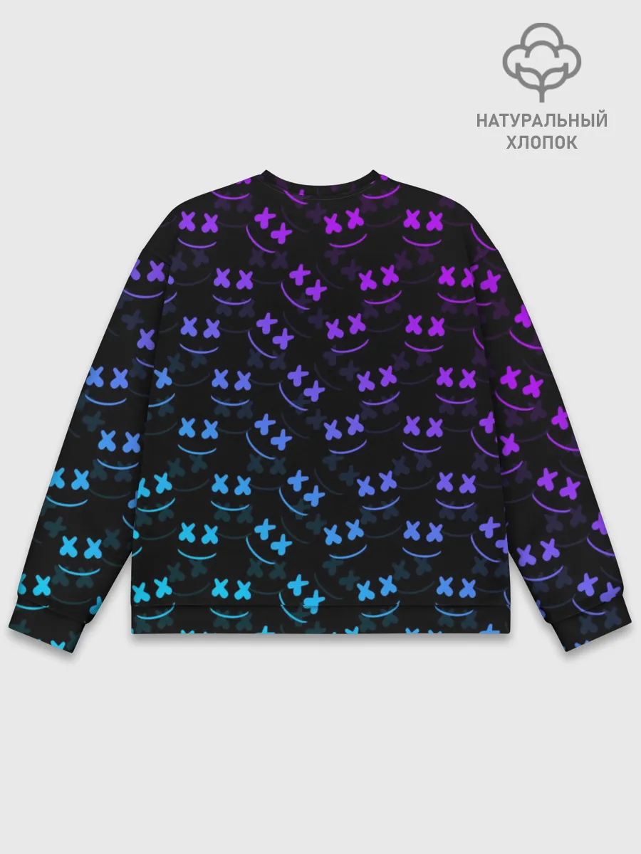 Мужской свитшот базовый / FORTNITE MARSHMELLO NEON