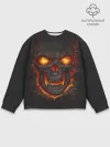 Мужской свитшот базовый / Skull Lava