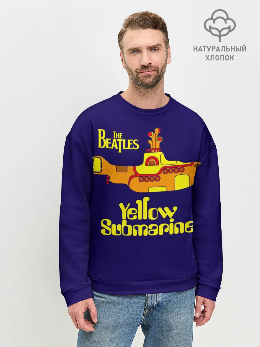 Мужской свитшот базовый / The Beatles. Yellow Submarine