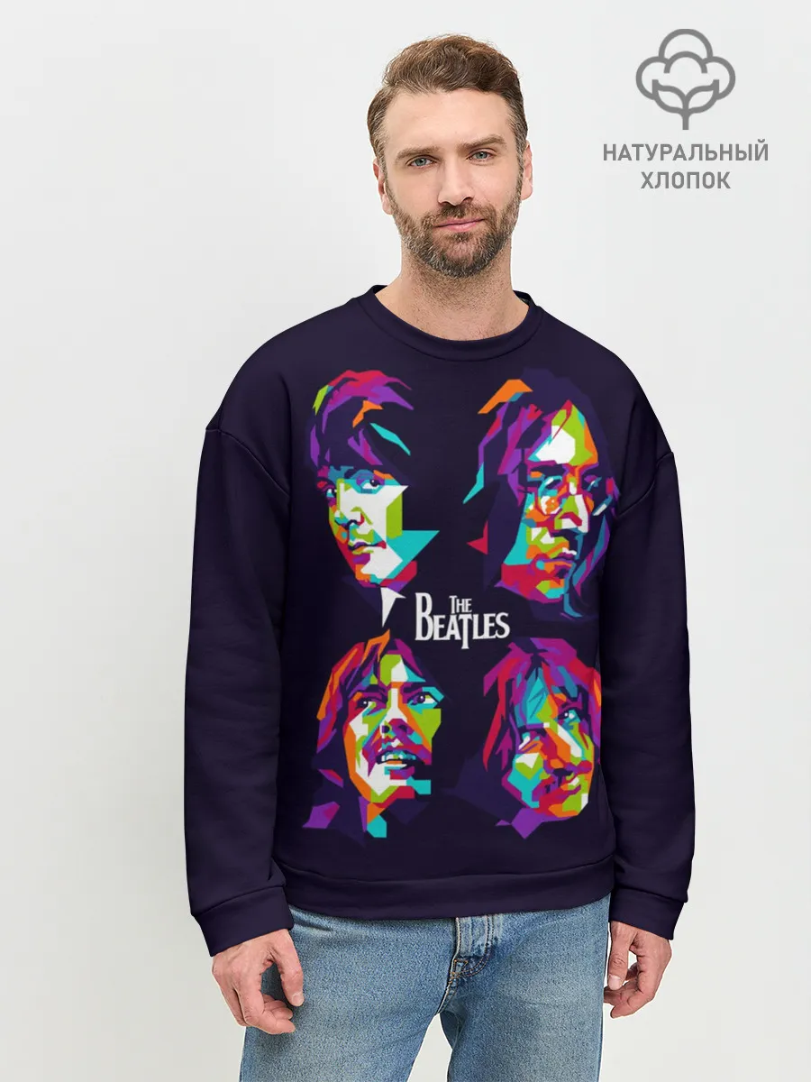 Мужской свитшот базовый / The Beatles
