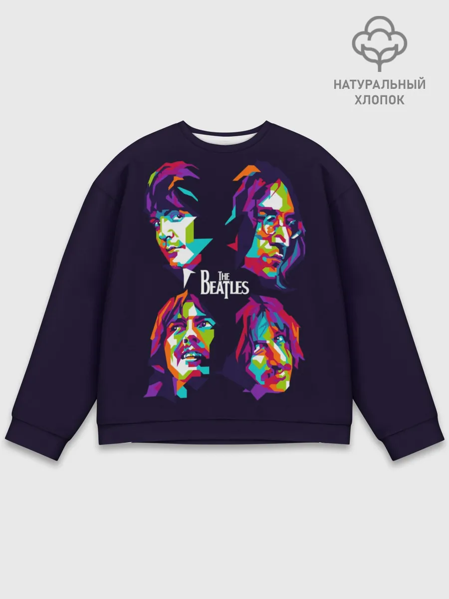 Мужской свитшот базовый / The Beatles