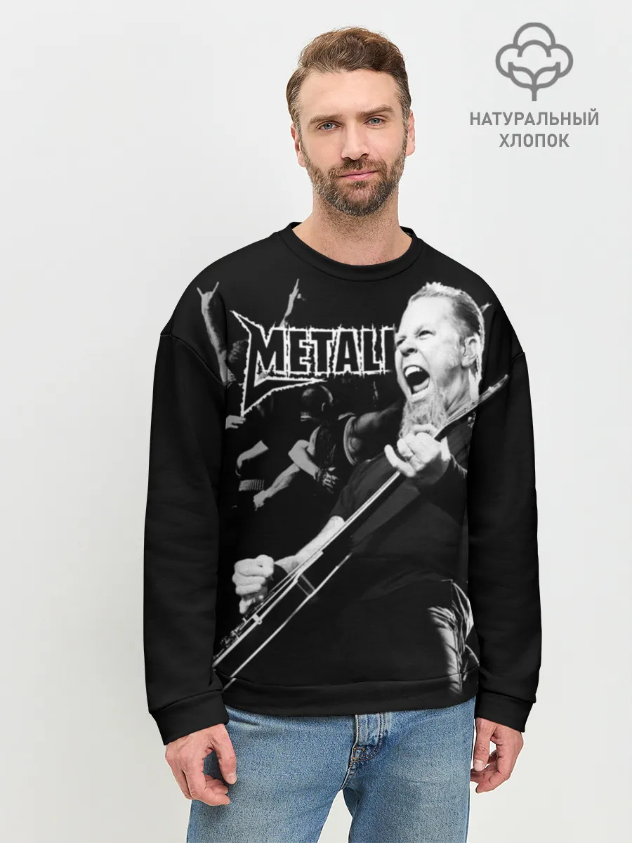 Мужской свитшот базовый / Metallica