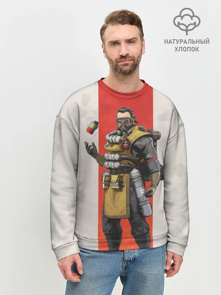 Мужской свитшот базовый / APEX LEGENDS - Caustic