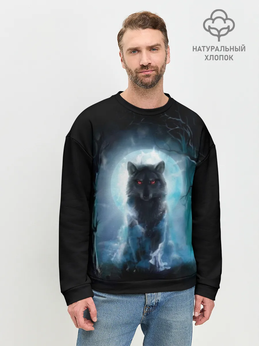 Мужской свитшот базовый / волк