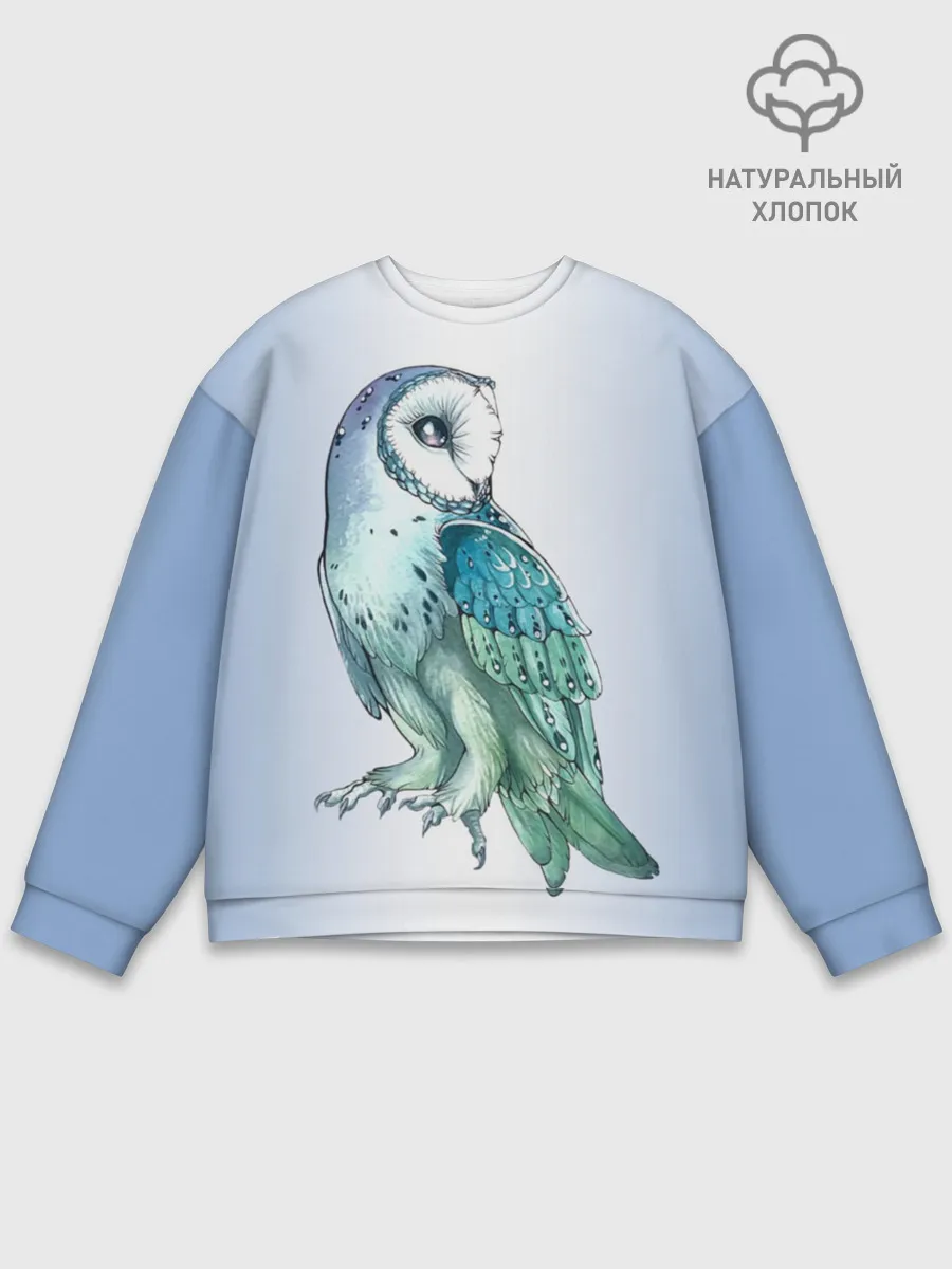 Мужской свитшот базовый / сова