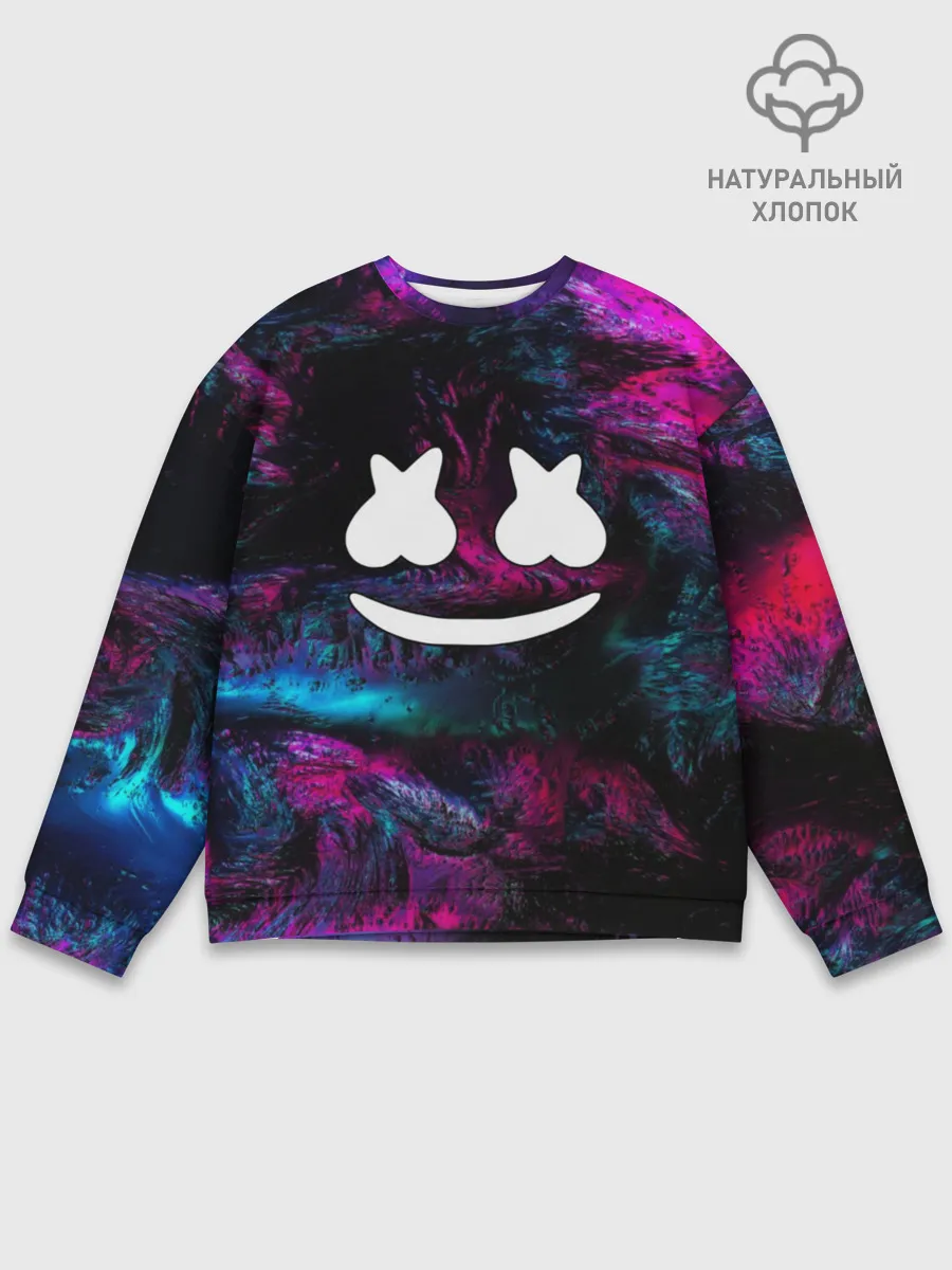 Мужской свитшот базовый / Marshmello NEON