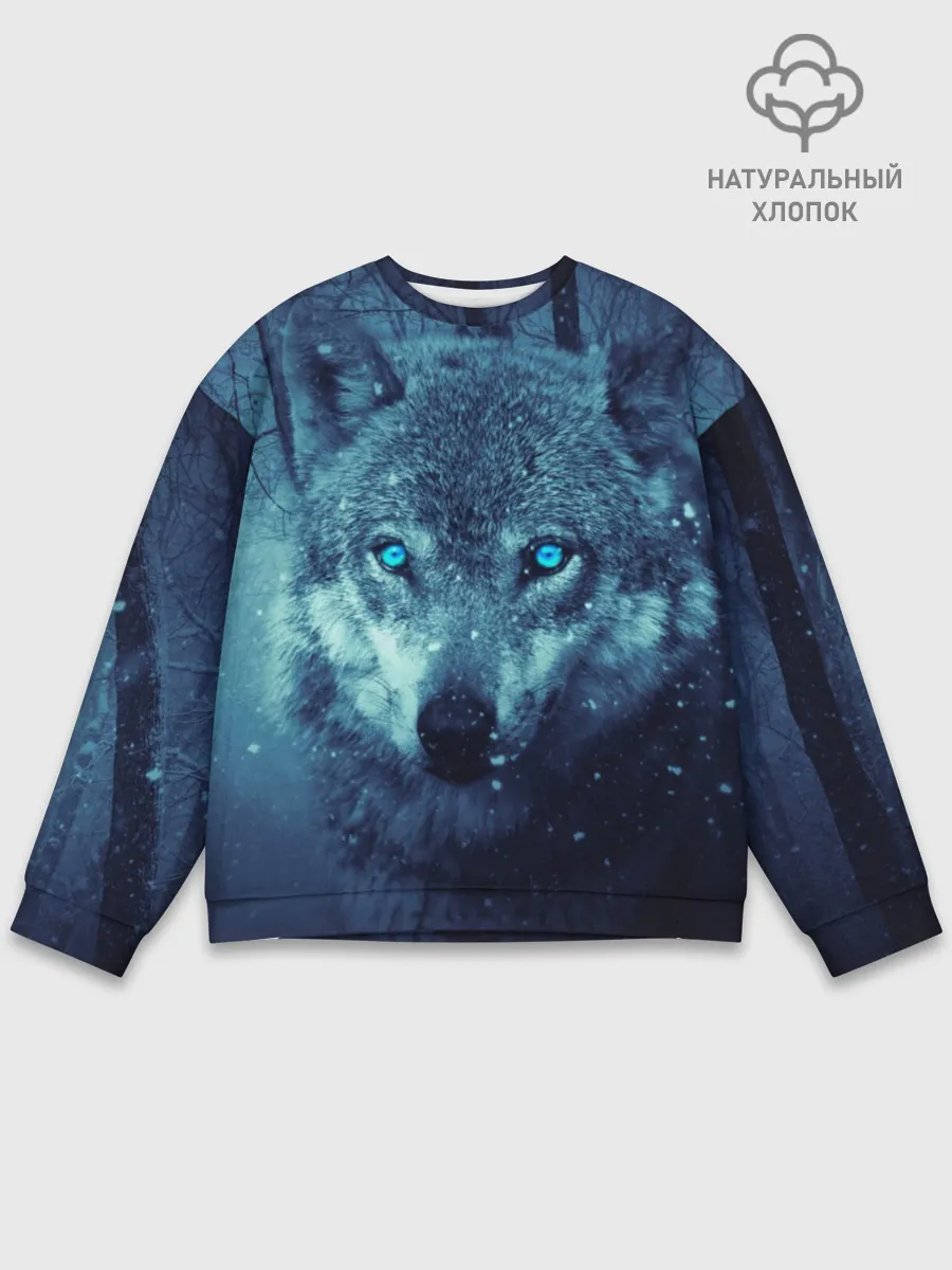 Мужской свитшот базовый / Волк
