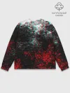 Мужской свитшот базовый / БРЫЗГИ КРАСОК GLITCH