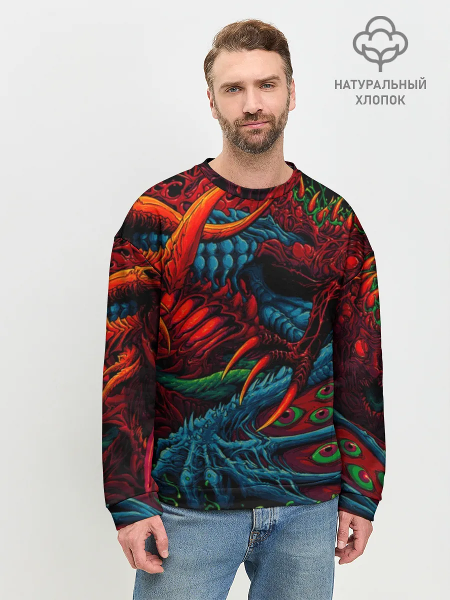 Мужской свитшот базовый / CS GO:HYPER BEAST