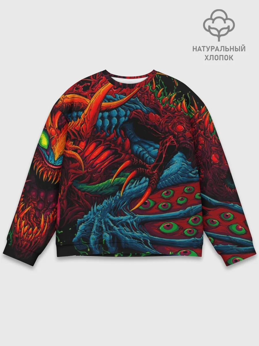 Мужской свитшот базовый / CS GO:HYPER BEAST