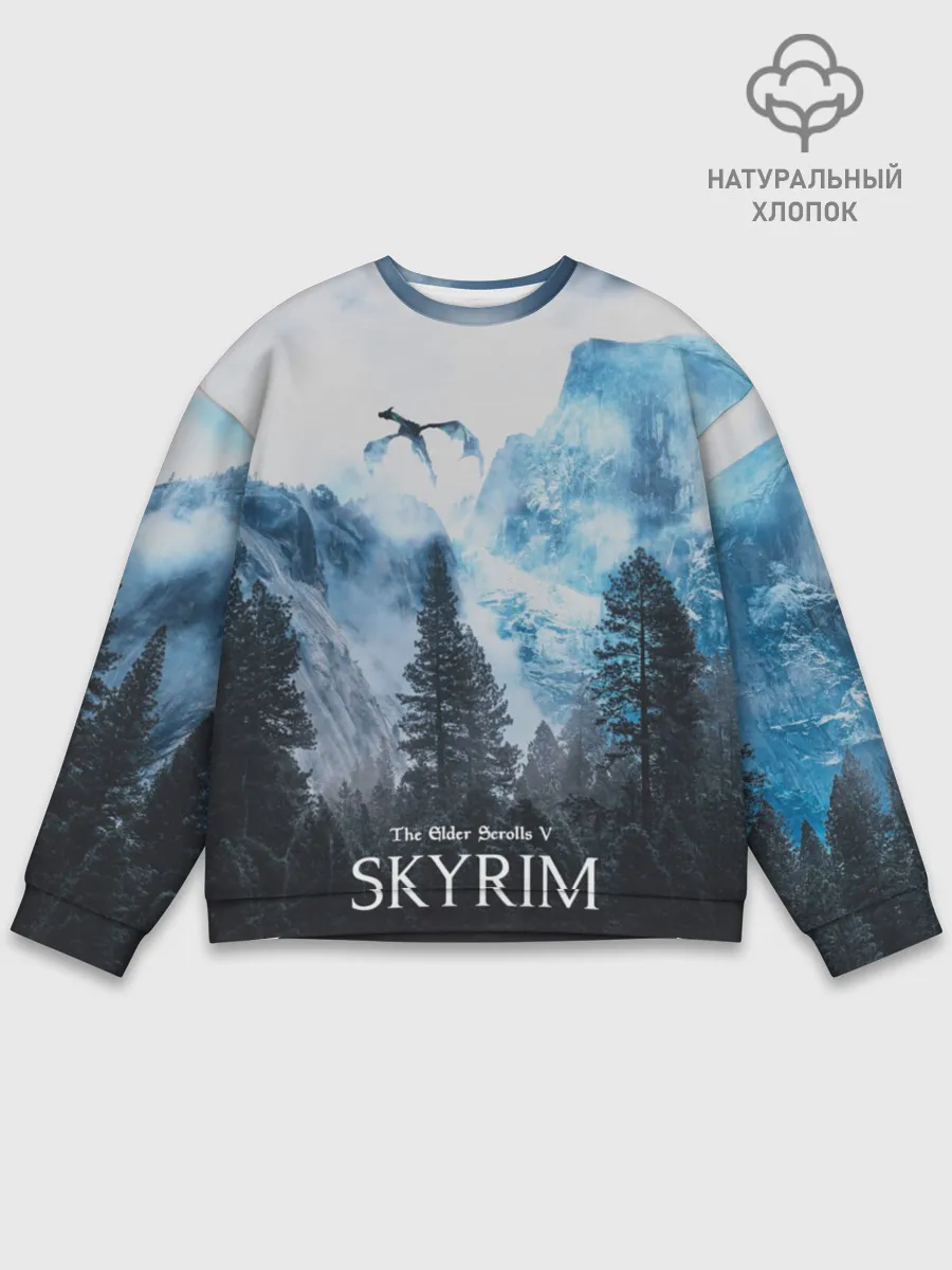 Мужской свитшот базовый / Skyrim