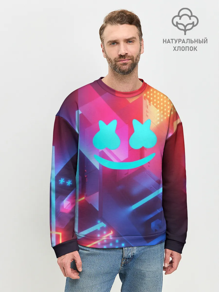 Мужской свитшот базовый / Marshmello