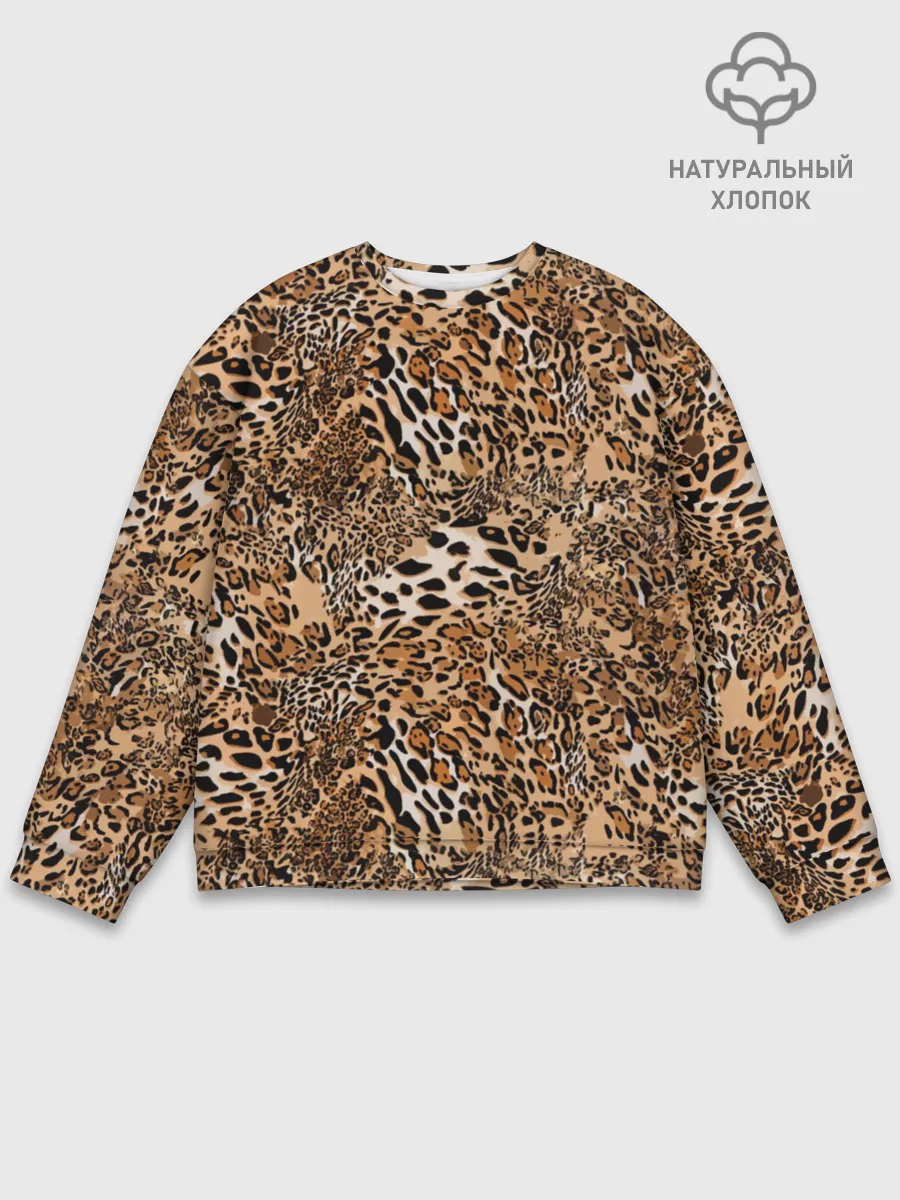 Мужской свитшот базовый / Леопард