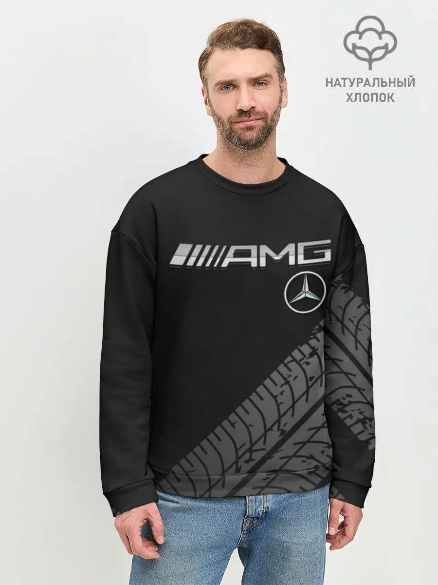 Мужской свитшот базовый / Mercedes