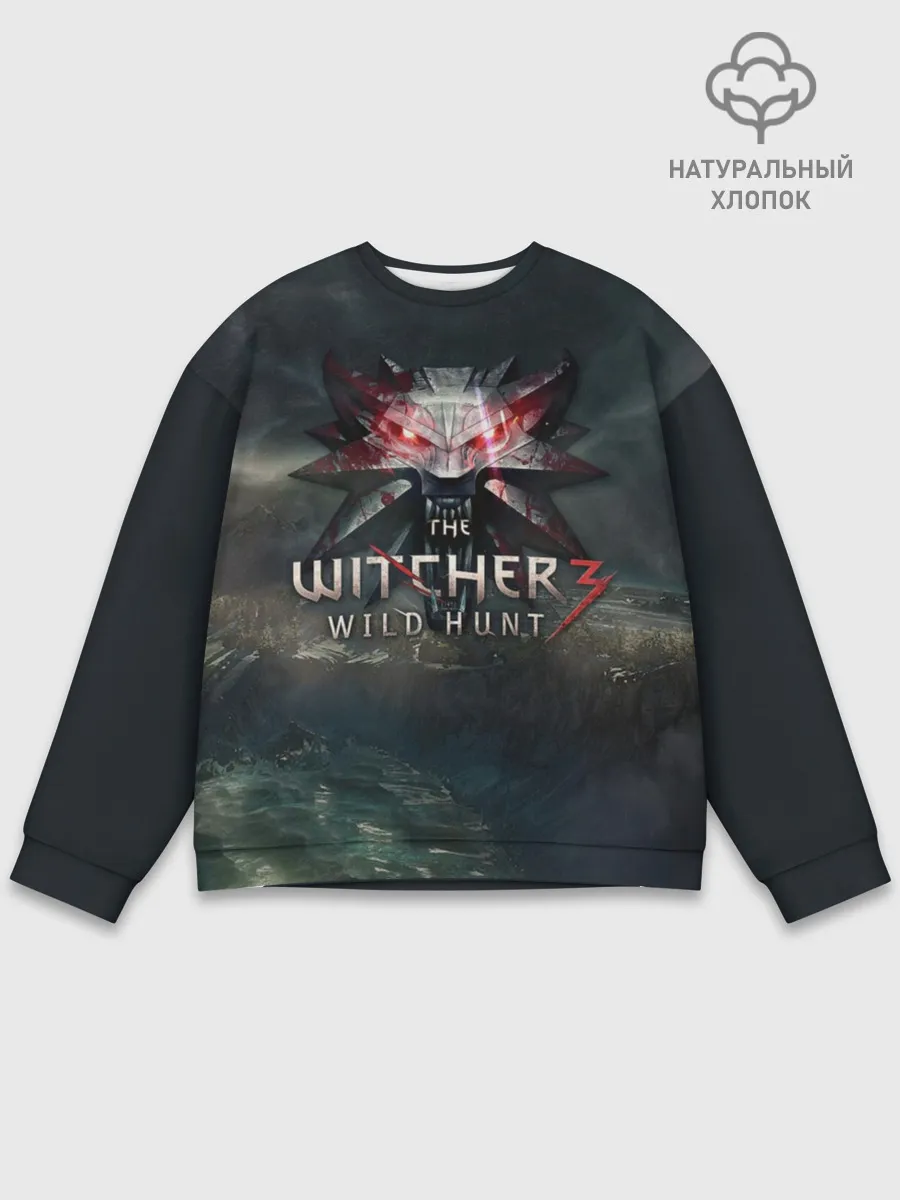 Мужской свитшот базовый / The Witcher 3: Wild Hunt