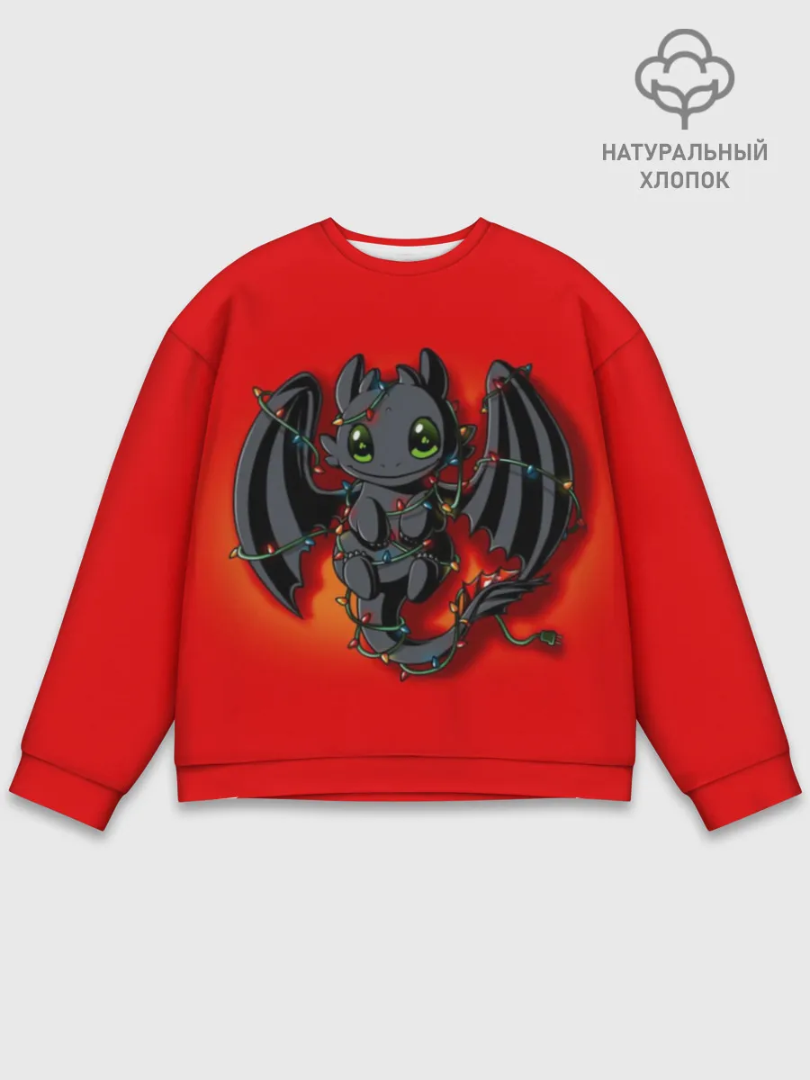 Мужской свитшот базовый / Night Fury