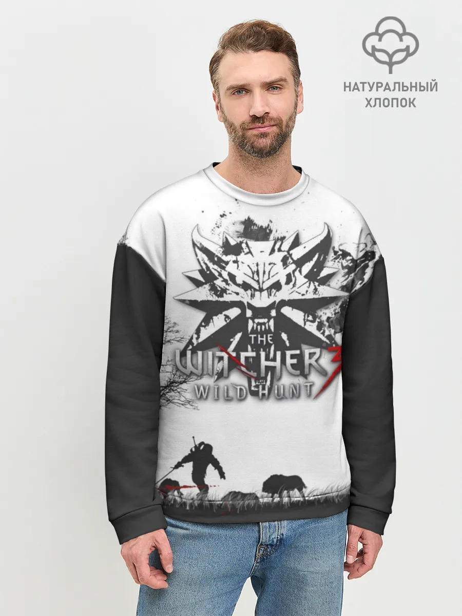 Мужской свитшот базовый / The Witcher 3: Wild Hunt