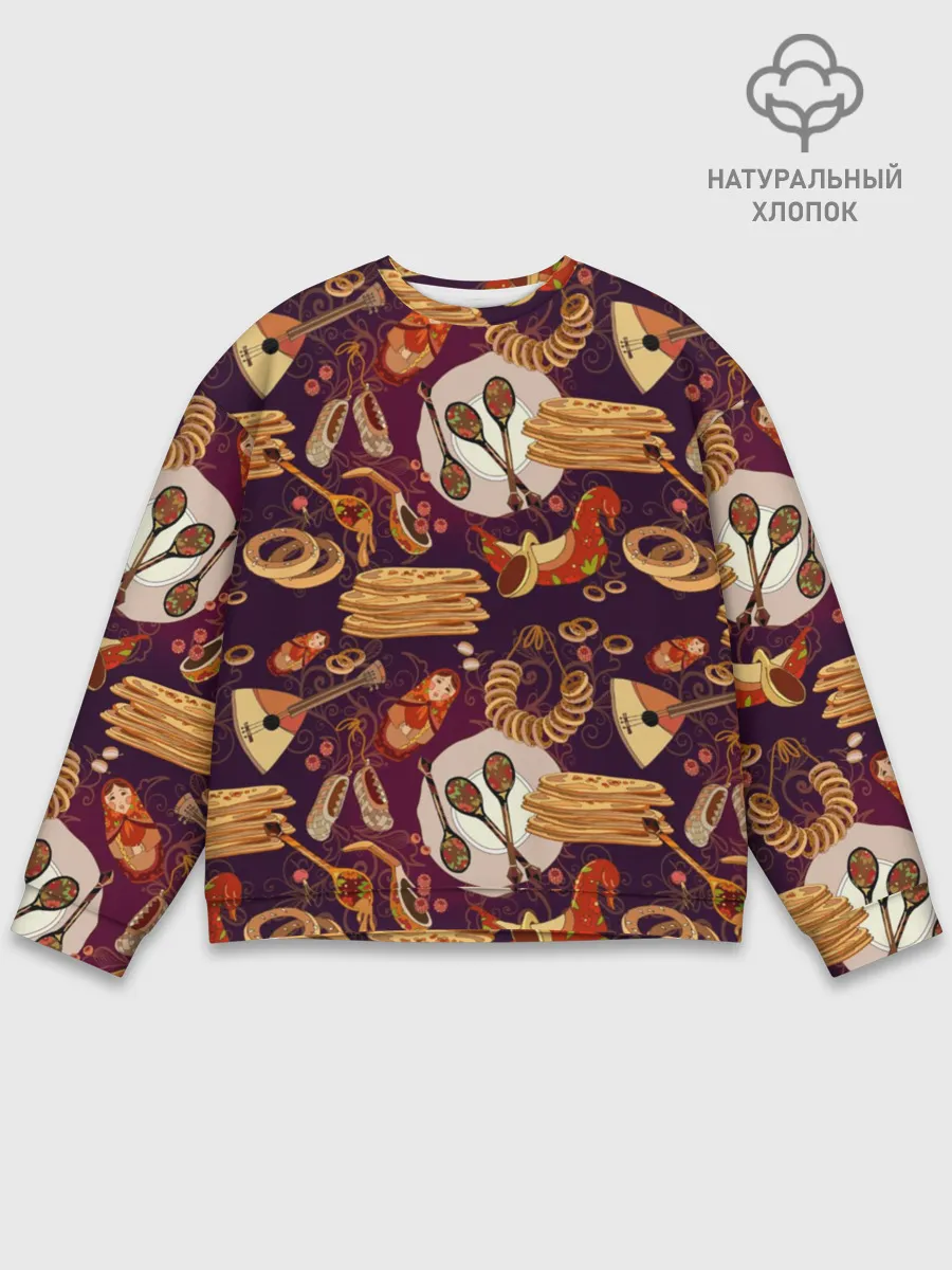Мужской свитшот базовый / Русские блины