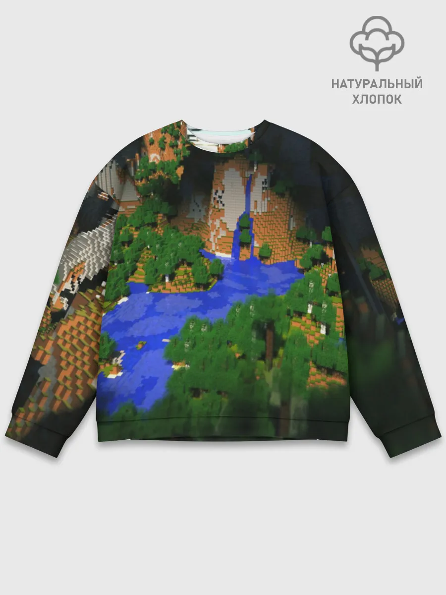 Мужской свитшот базовый / Minecraft