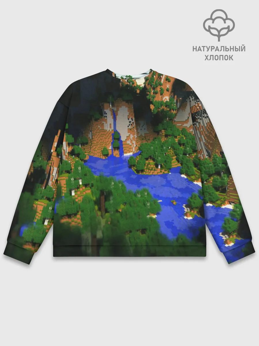 Мужской свитшот базовый / Minecraft