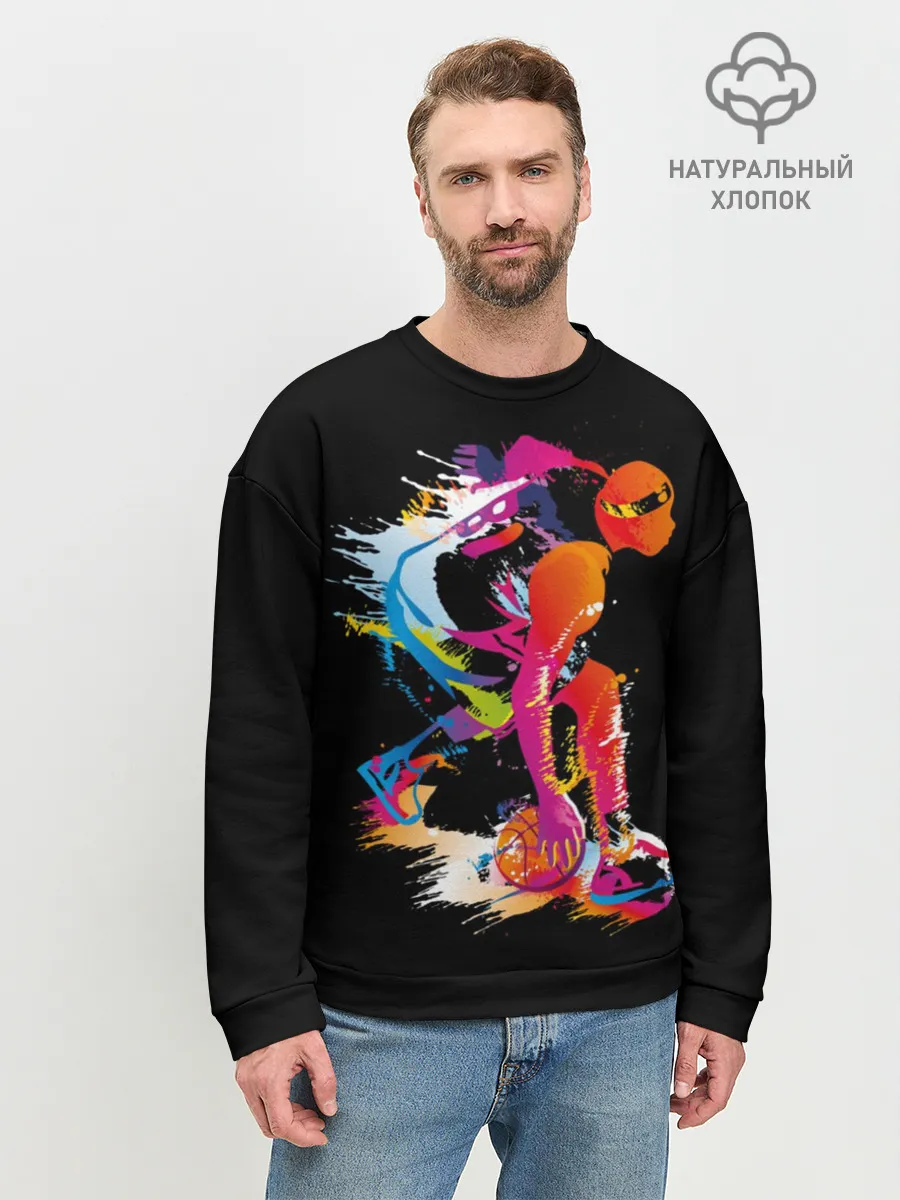 Мужской свитшот базовый / Баскетбол