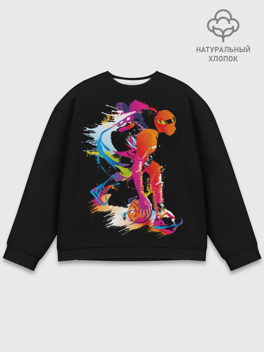 Мужской свитшот базовый / Баскетбол