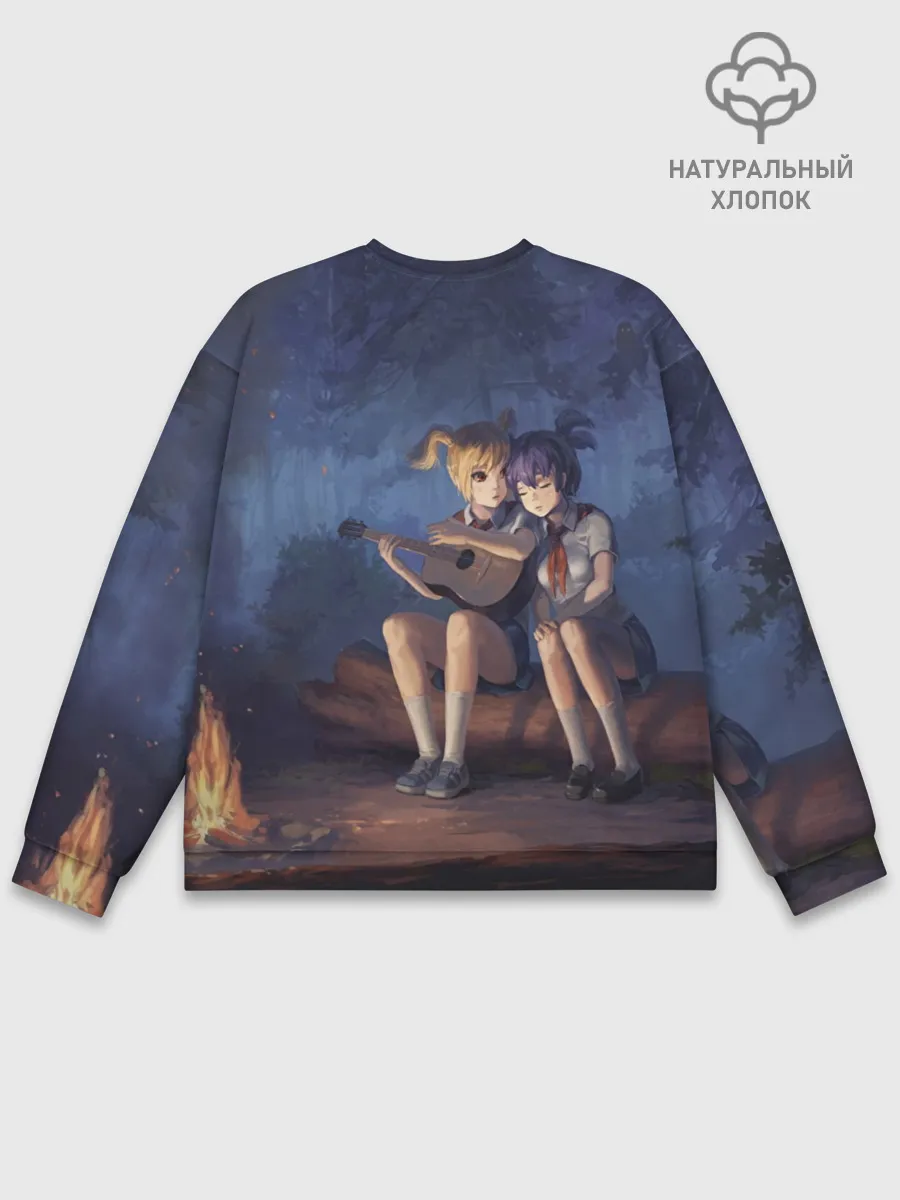 Мужской свитшот базовый / Бесконечное лето: Лена и Алиса