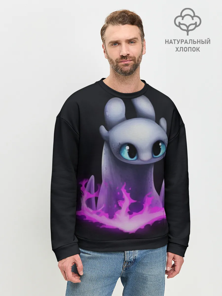 Мужской свитшот базовый / Как приручить дракона