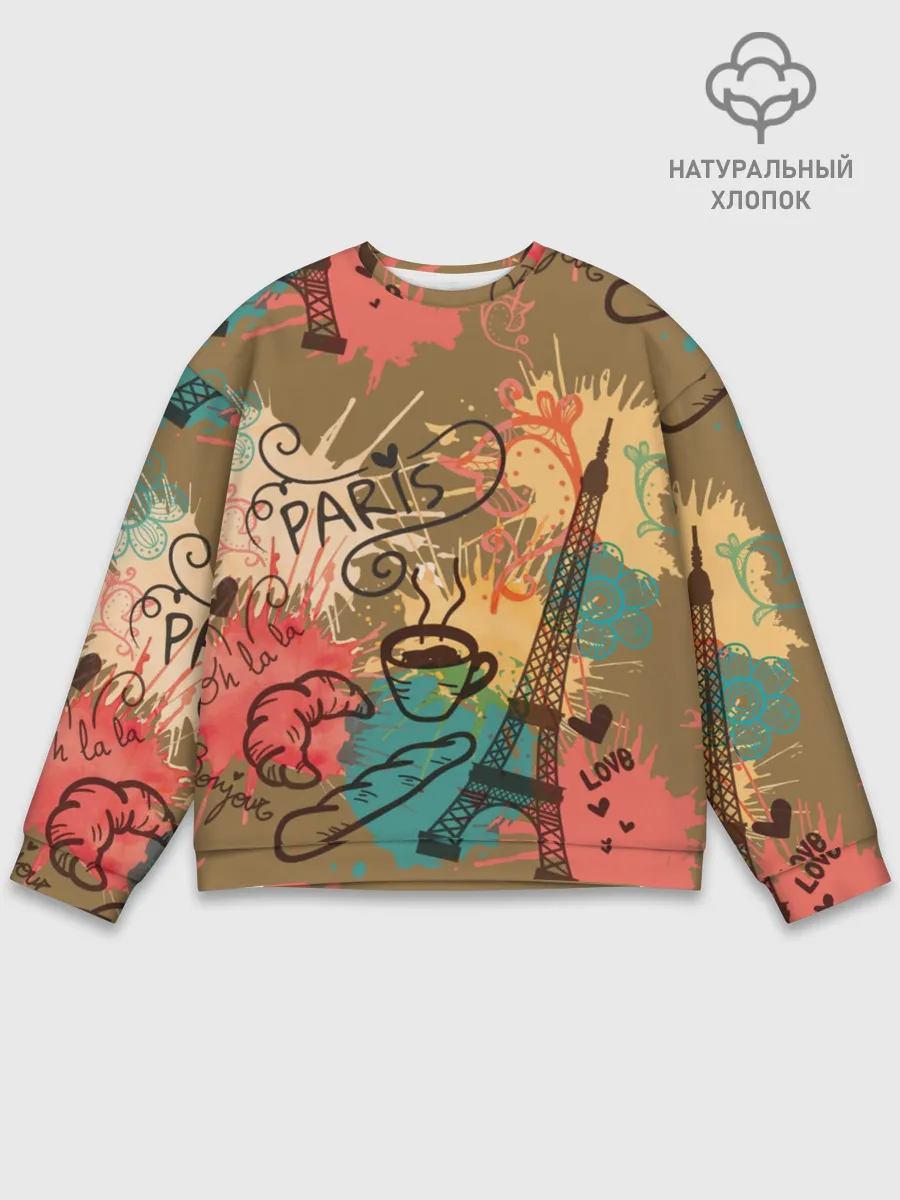 Мужской свитшот базовый / Париж