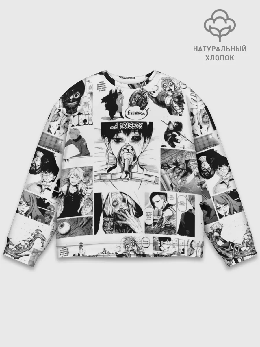 Мужской свитшот базовый / Токийский гуль