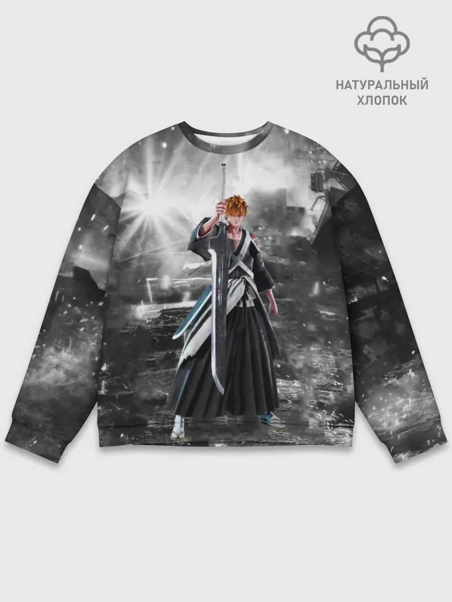 Мужской свитшот базовый / Jump Force - Ichigo Kurosaki