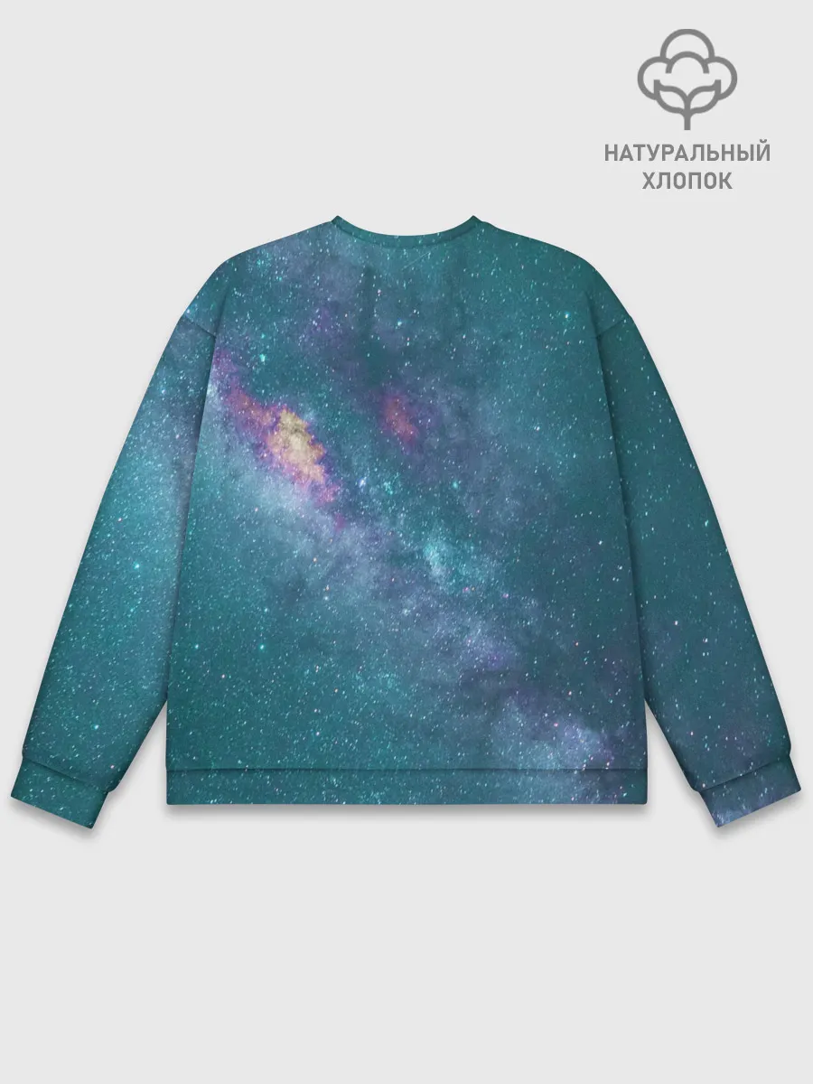 Мужской свитшот базовый / Млечный путь