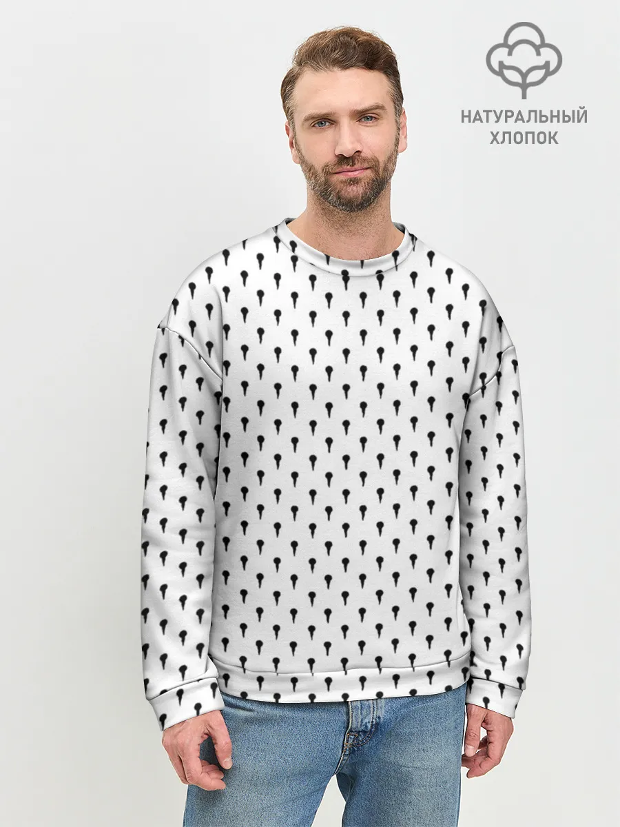 Мужской свитшот базовый / Bruno Buccellati Style Ver.1