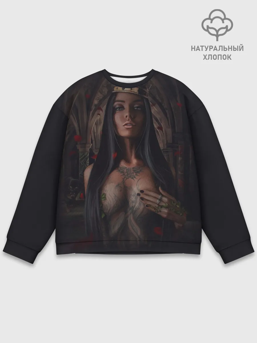 Мужской свитшот базовый / Dope queen