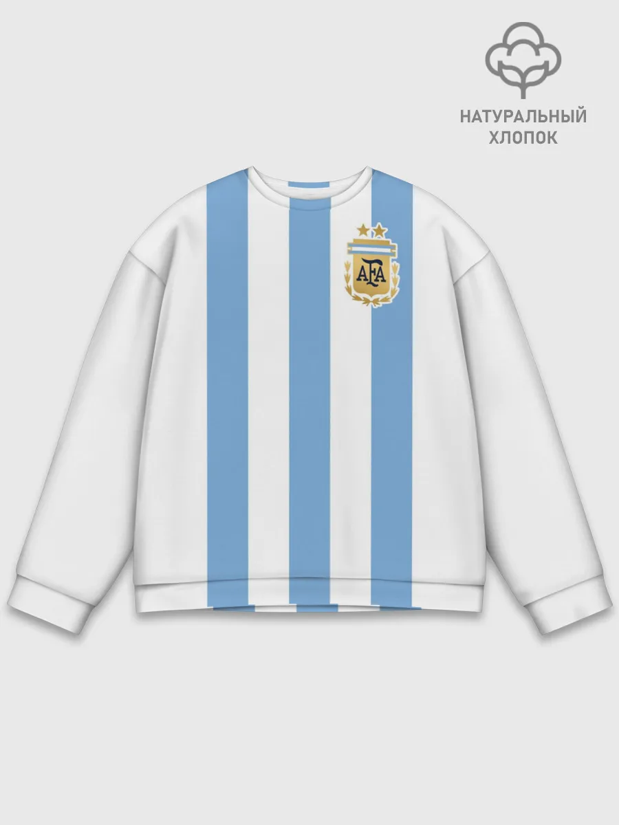 Мужской свитшот базовый / Сборная Аргентины