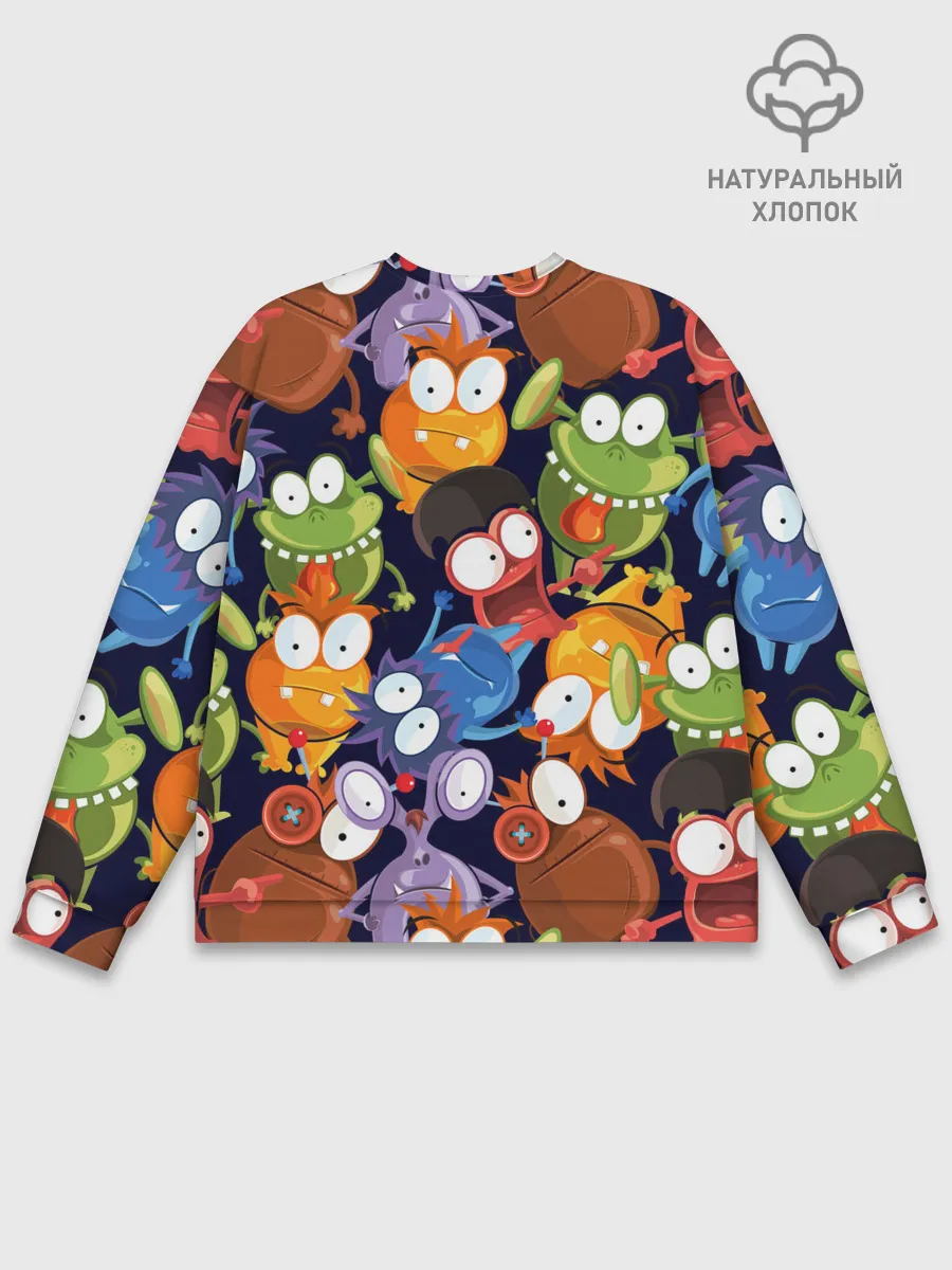 Мужской свитшот базовый / Пучеглазые монстры