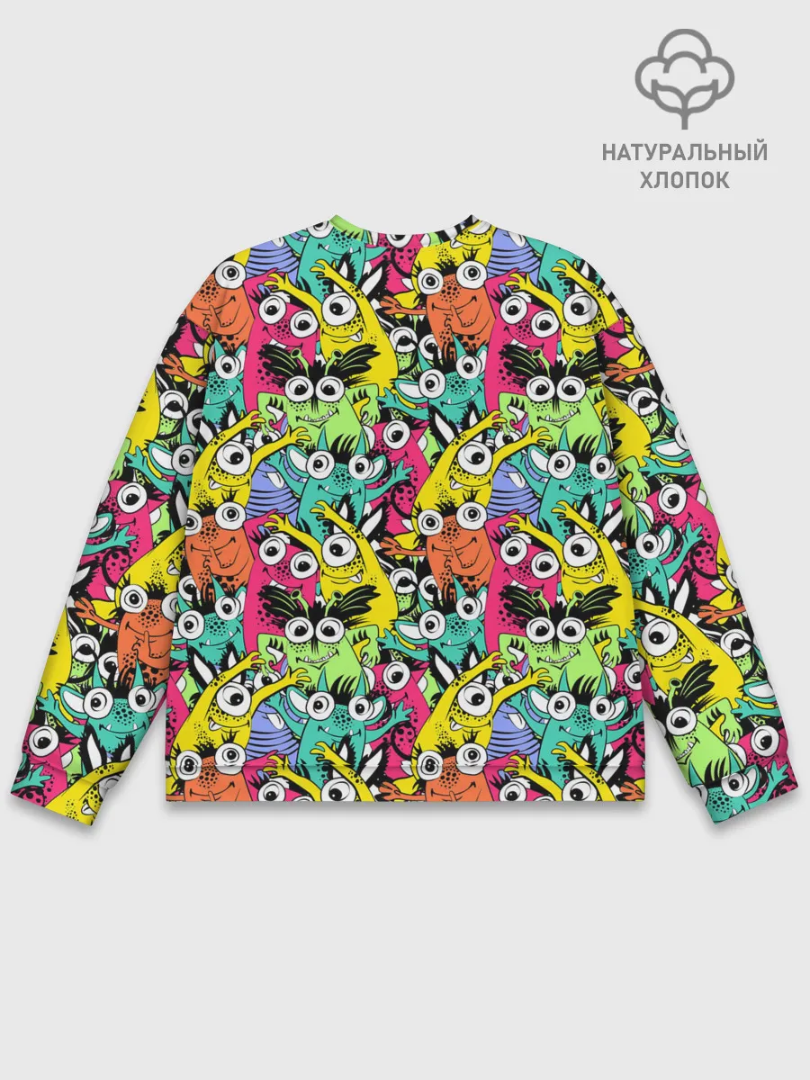 Мужской свитшот базовый / Весёлые монстры