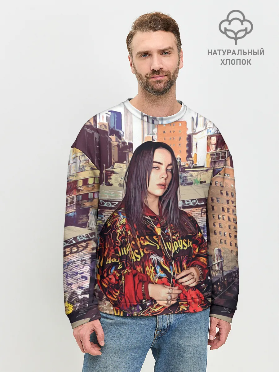 Мужской свитшот базовый / Billie Eilish