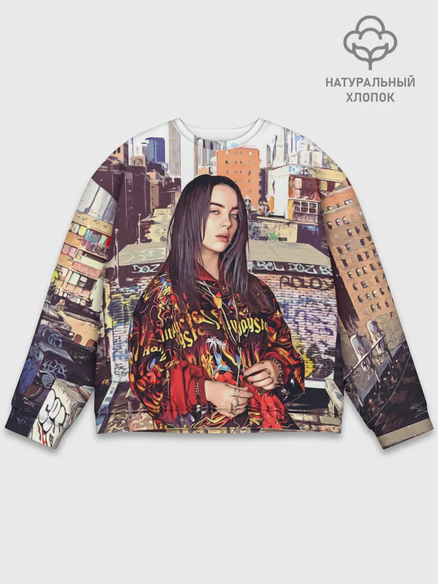 Мужской свитшот базовый / Billie Eilish
