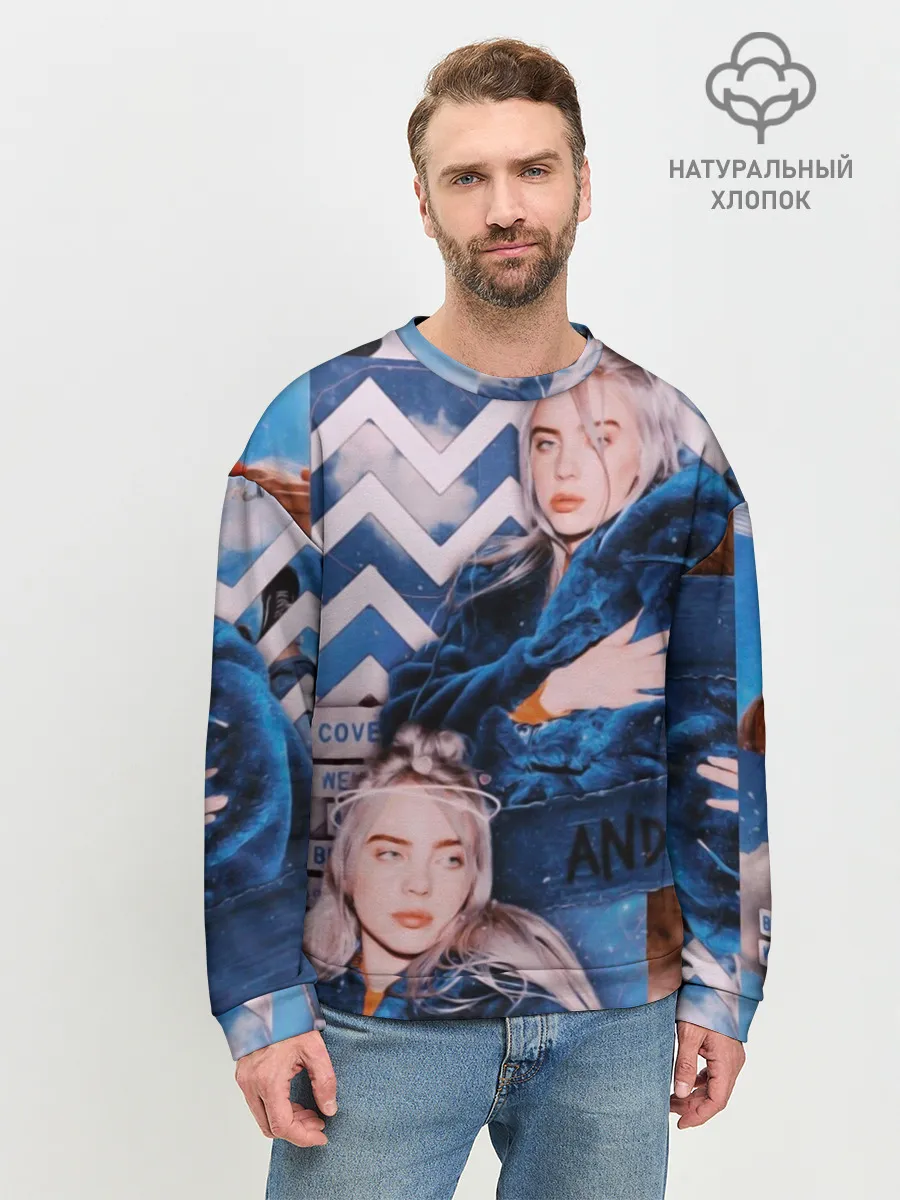 Мужской свитшот базовый / Billie Eilish