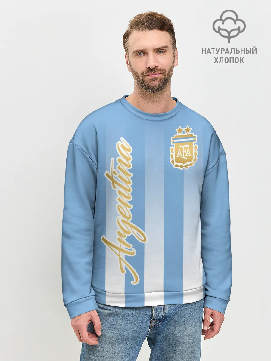 Мужской свитшот базовый / Сборная Аргентины