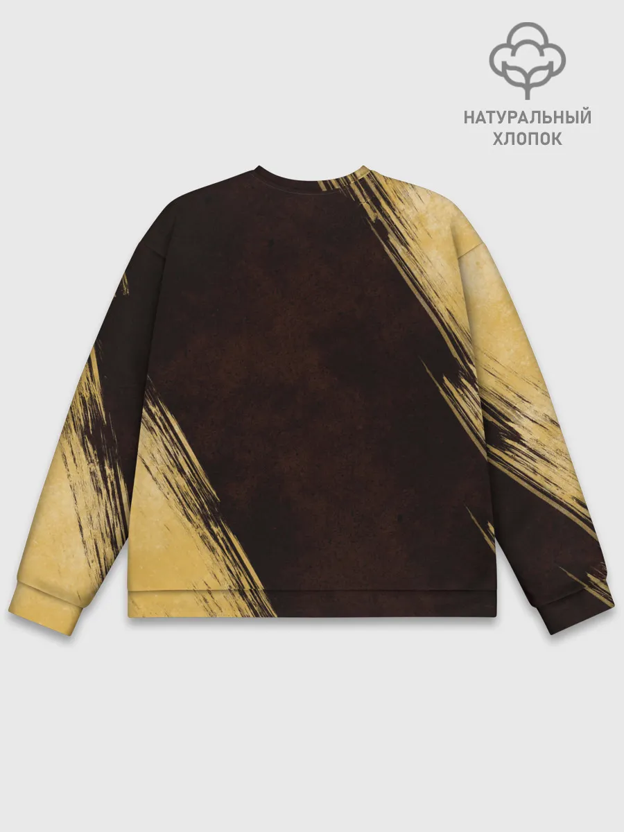 Мужской свитшот базовый / Черный Клевер