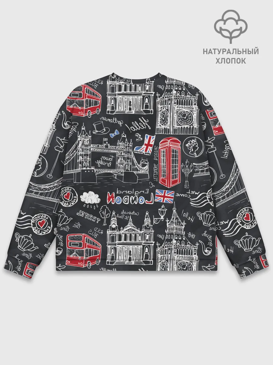 Мужской свитшот базовый / Лондон